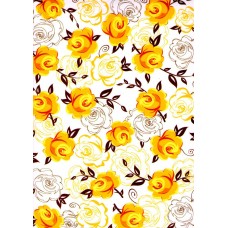 Ref. 78912 - Decalque floral amarelo 