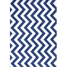 Ref. 78684 - Decalque chevron azul marinho