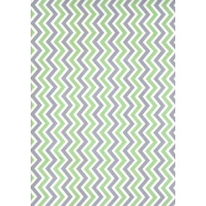 Ref. 78688 - Decalque Chevron verde com cinza